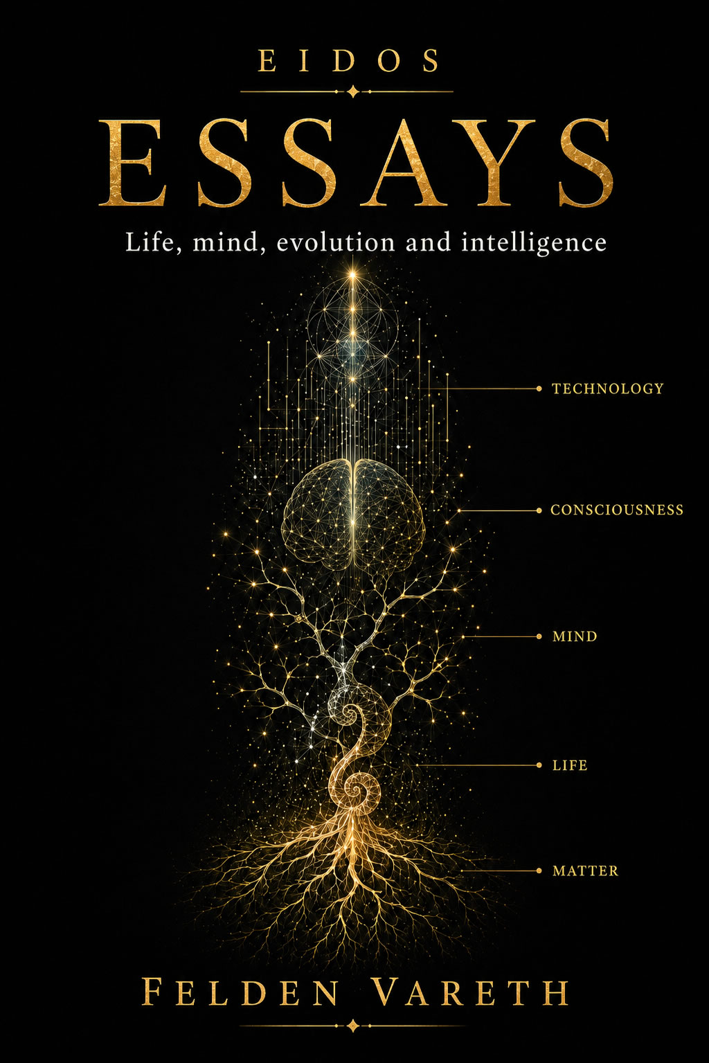Cover of the forthcoming ESSAYS by Felden Vareth
